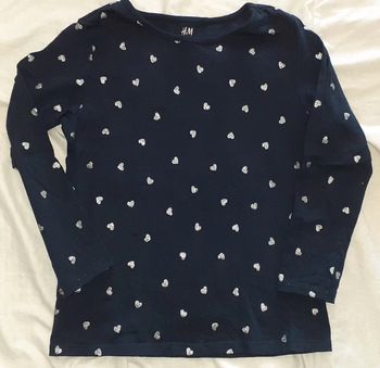 Haut manches longues fille 4-6 ans / H&M organic cotton