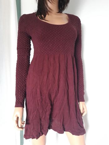 Robe d'hiver Kiabi (bordeaux), M / 38 / 10