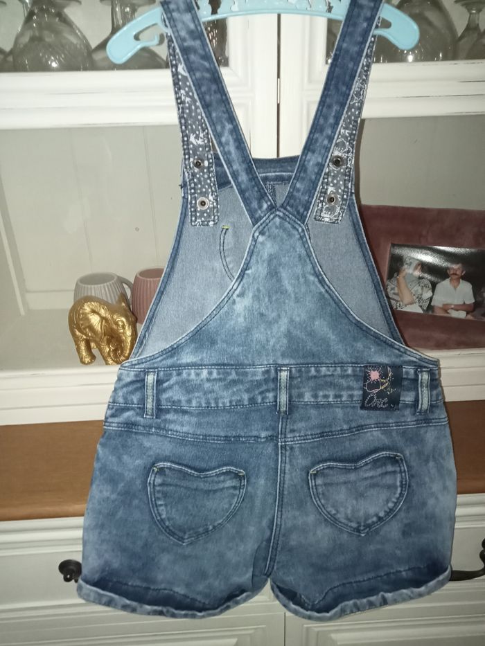 Salopette short en jean en excellent état by Orchestra taille 6 ans - photo numéro 5