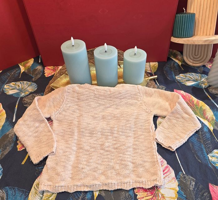 Pull rose en coton 3 ans - photo numéro 2