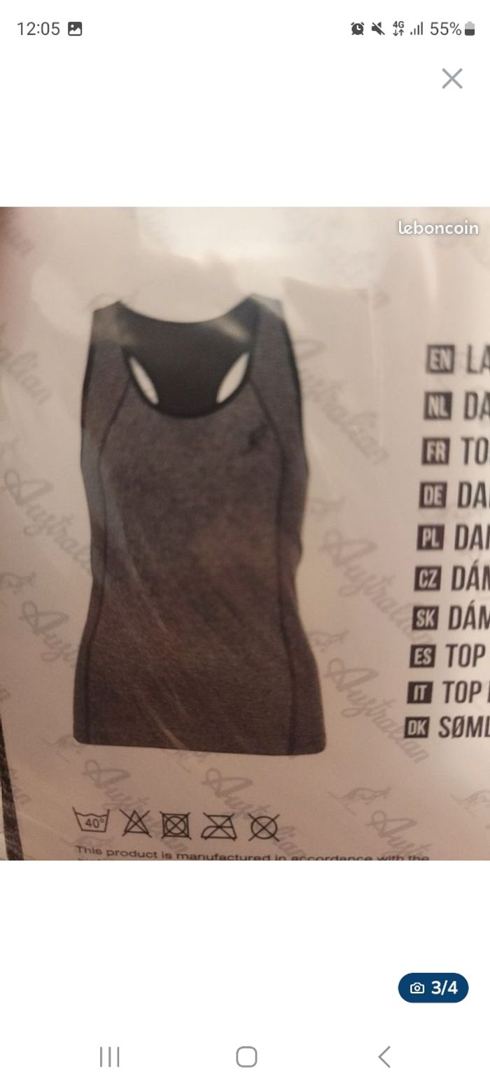 Top sans manches de sport femme-Taille L - photo numéro 3