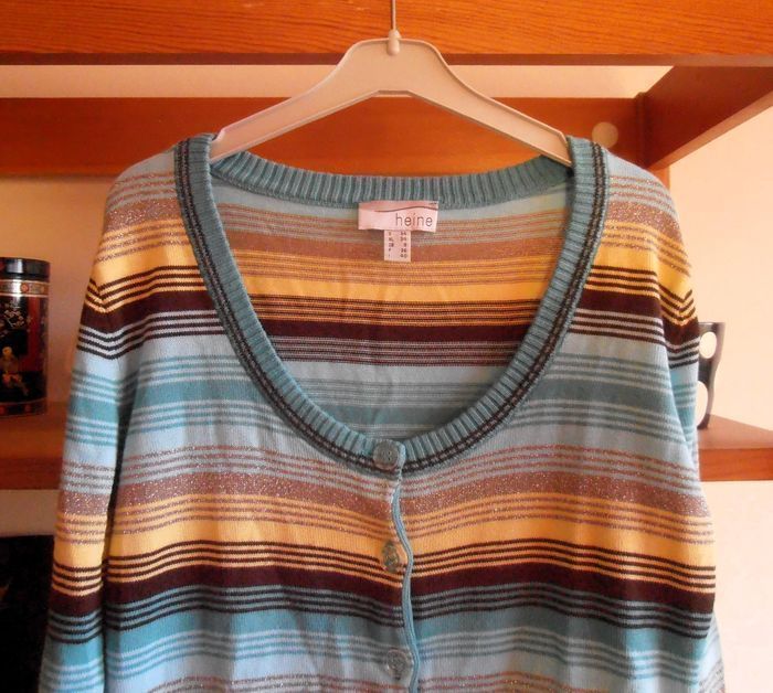 Gilet femme, Heine, taille S 36, cardigan - photo numéro 3