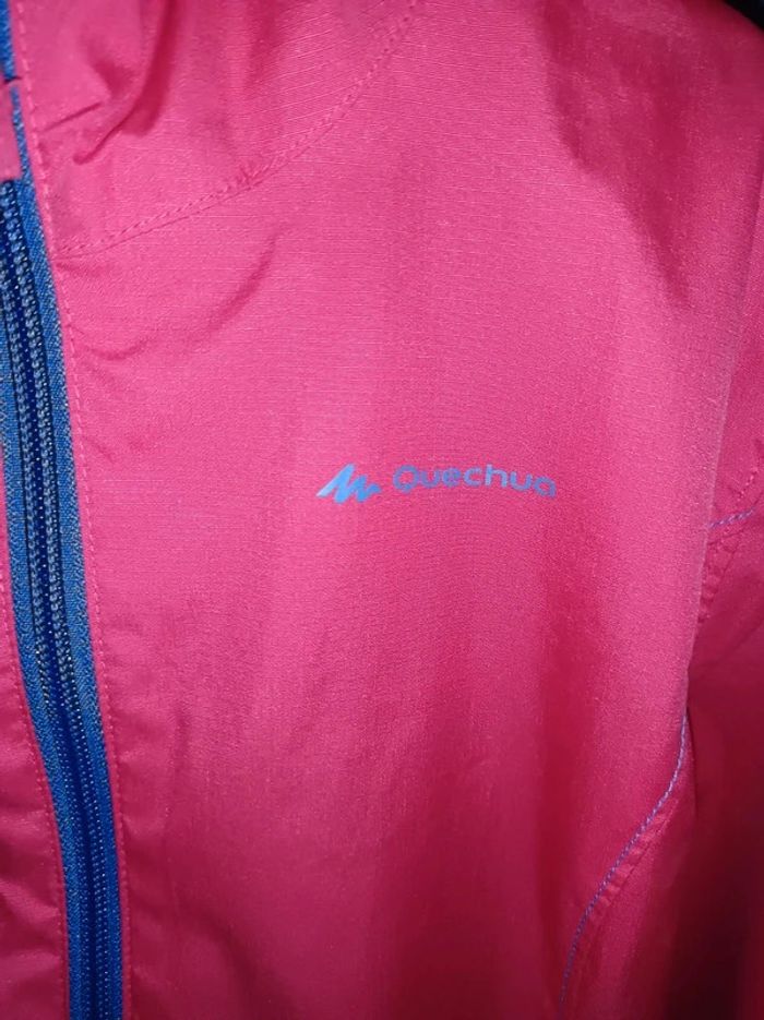 Coupe vent / veste (pluie) Quechua fille taille 14 ans en excellent état - photo numéro 4