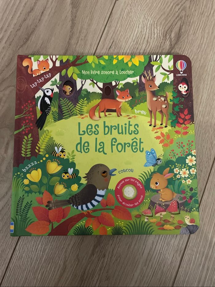 Livre sonore Les bruits de la forêt