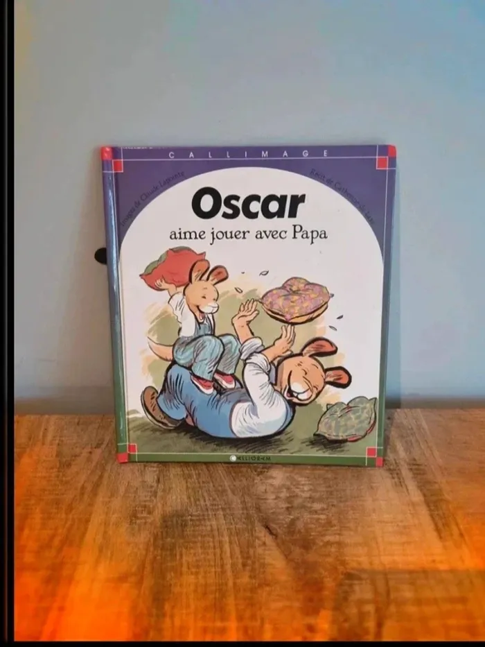 Livre enfant oscar aime jouer avec papa