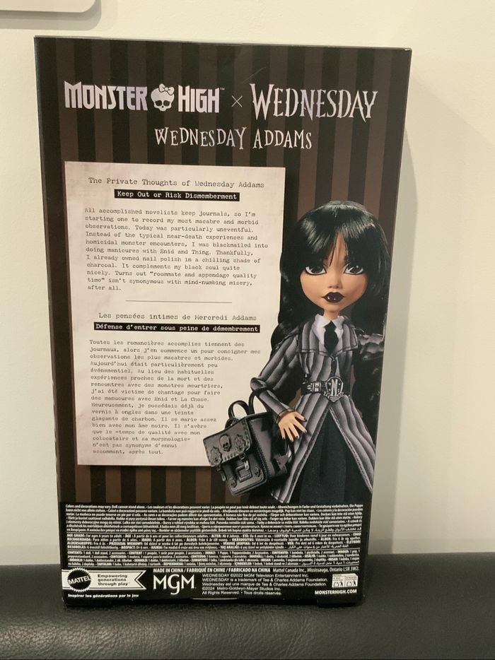 Poupée Monster High Mercredi Addams - photo numéro 4
