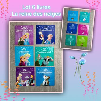 lot de 6 petit livres - la reine des neiges