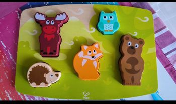 Puzzle sensoriel animaux