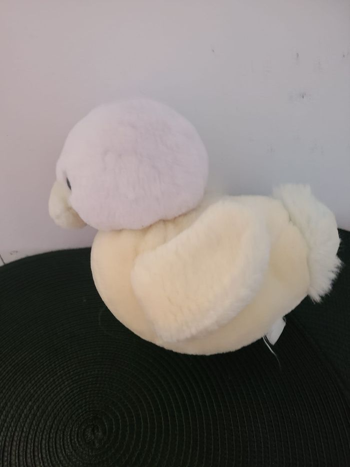 Doudou peluche vintage canard - photo numéro 2