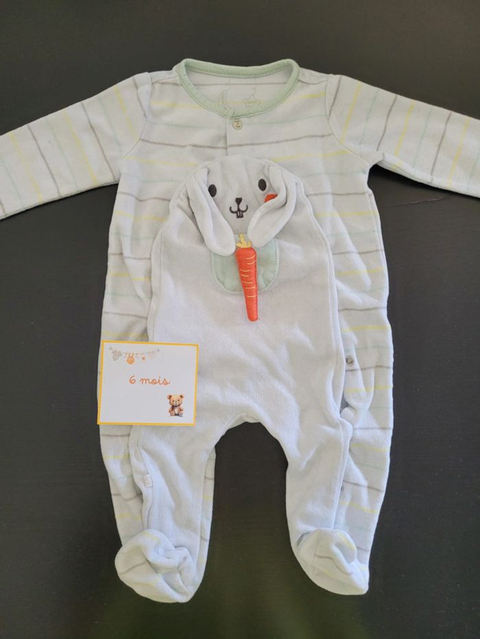 Lot pyjamas épais garçon 6 mois - photo numéro 10