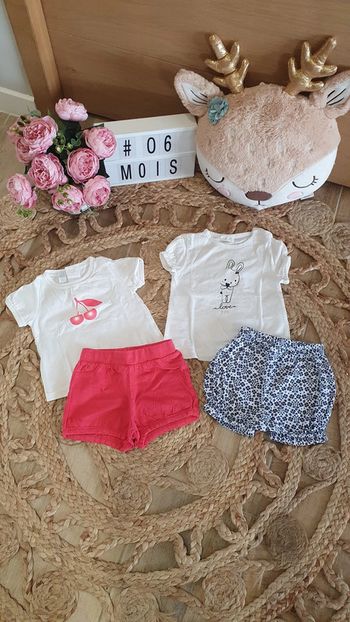 Lot été filles 6 mois