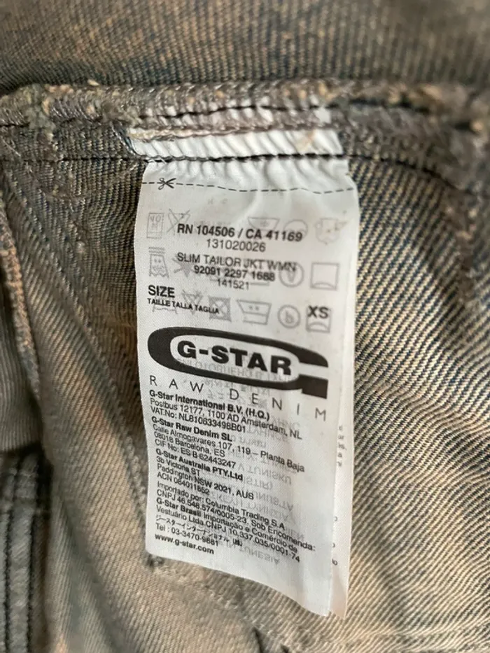 Veste en jean G Star - photo numéro 4