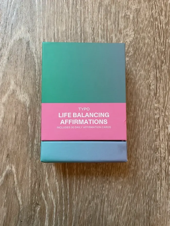 Set de cartes d'affirmation positives