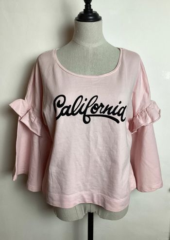 Sweat-shirt rose pâle Jennyfer 36