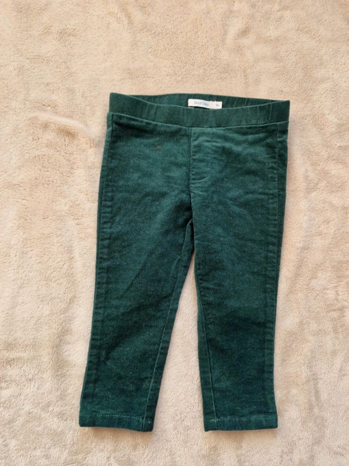Ensemble pantalon velour et gilet 9 mois - photo numéro 5