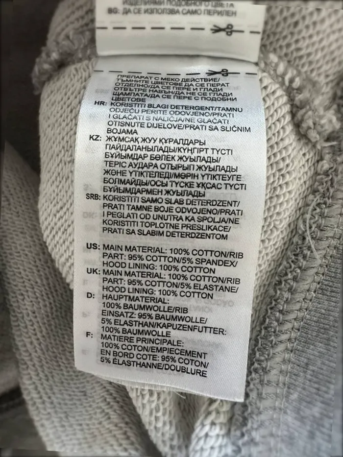 Adidas pull gris à capuche taille M en très bon état - photo numéro 8
