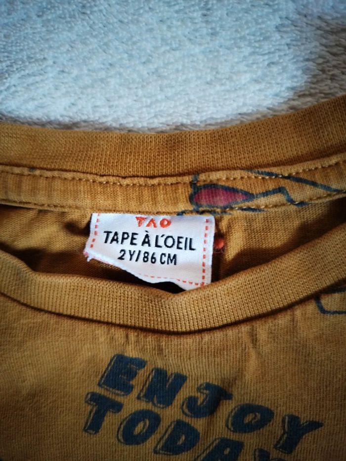 Tee-shirt manches longues TAO taille 2 ans - photo numéro 2