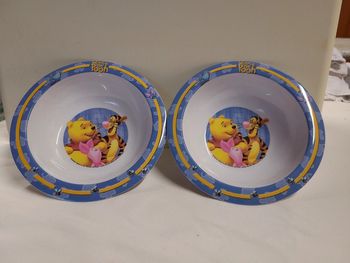 Lot de 2 assiettes creuses winnie the pooth