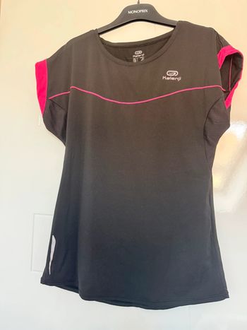 Tee-shirt de sport Kalenji noir en 36
