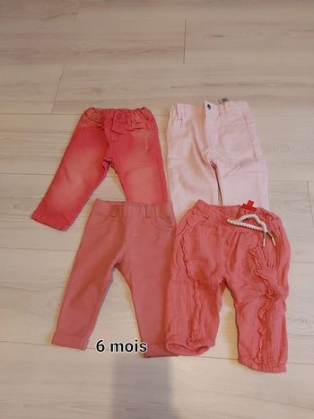 Lot pantalons 6 mois