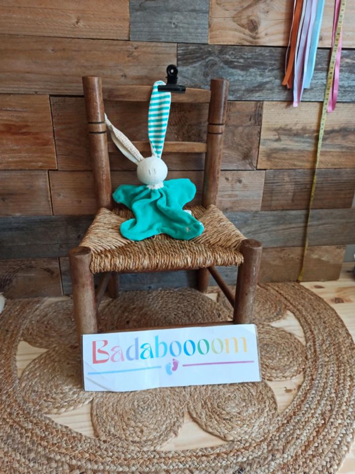 Doudou lapin vert keptin-jr tbe