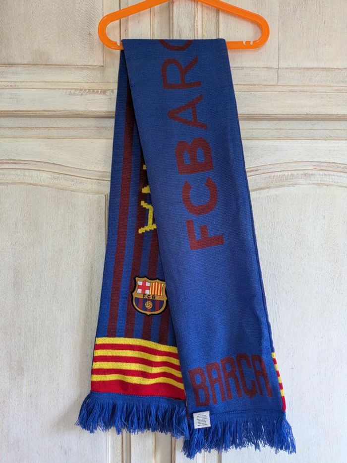 Écharpe supporter FC Barcelone football - photo numéro 2