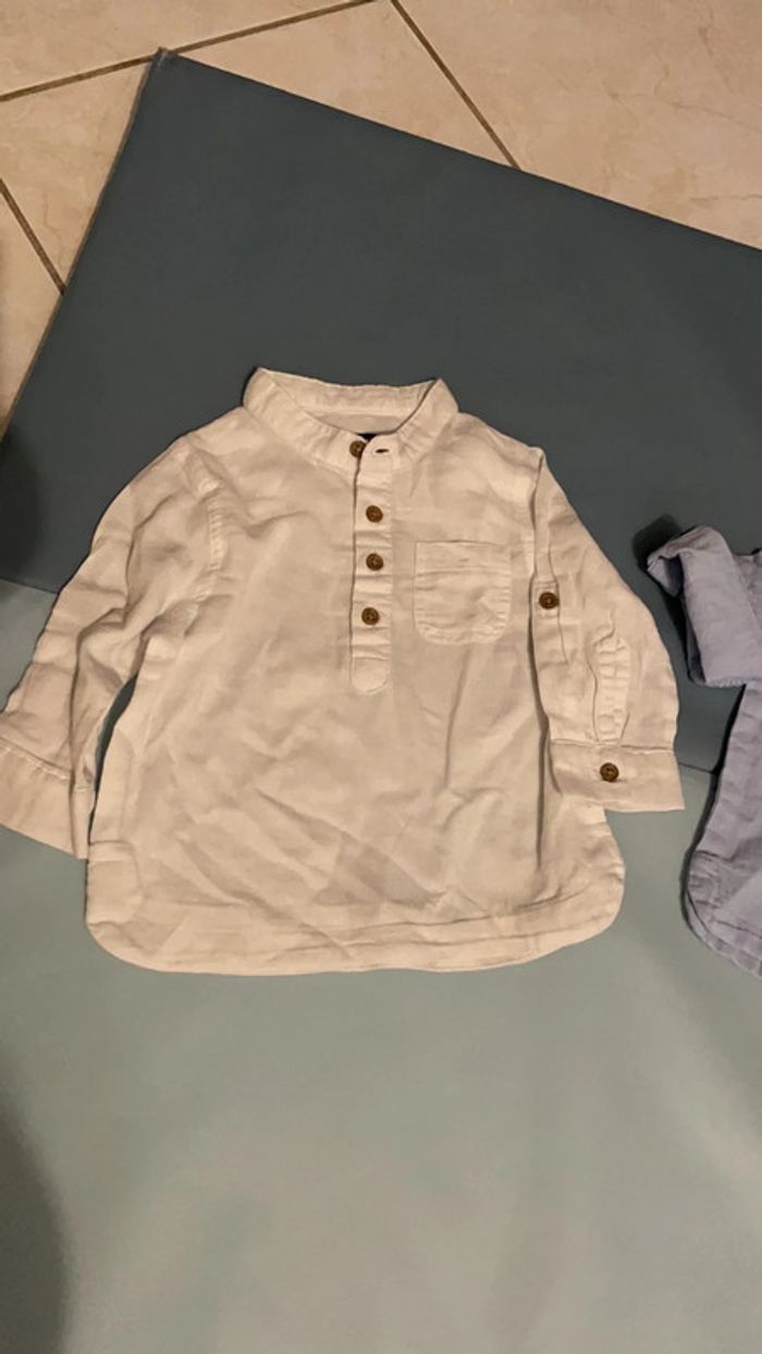 Lot de 2 chemises 6 mois - photo numéro 3