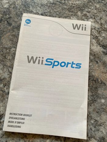 Notice Wii sports