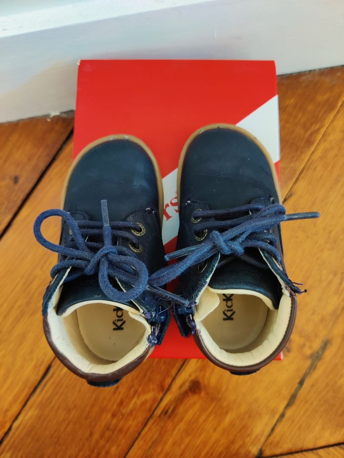 Chaussures Kickers Tackland bleu marine t21 - photo numéro 2