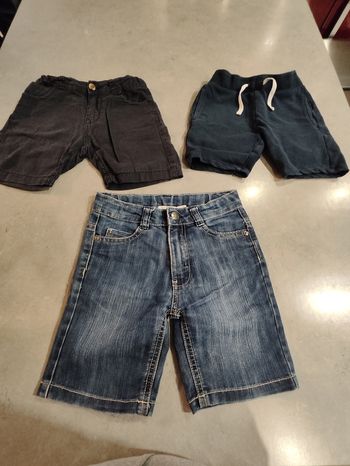 Lot de 3 shorts enfant garçon – 5 ans