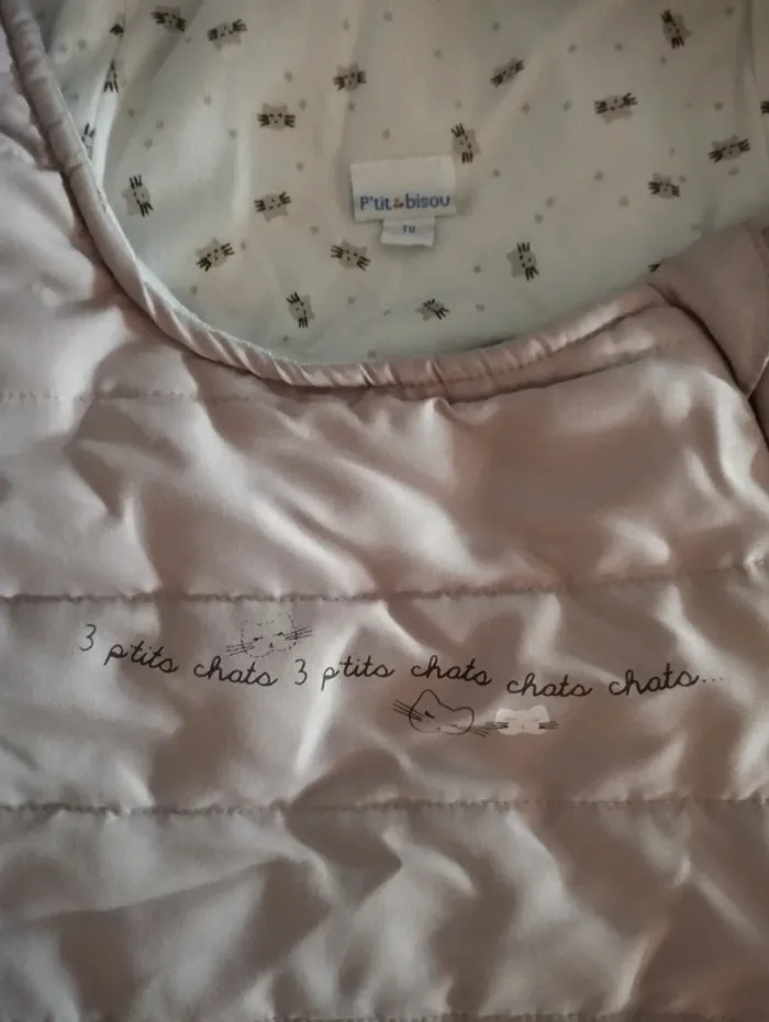 Nid d’ange gris P’tit Bisou – Taille unique - photo numéro 3