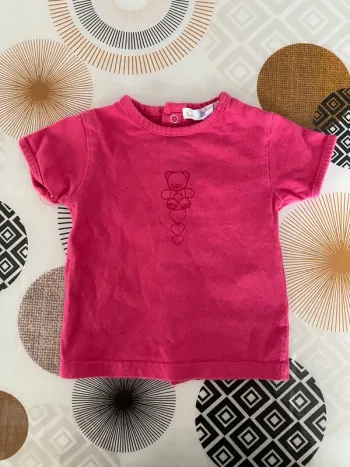 t-shirt manches courtes 3 mois