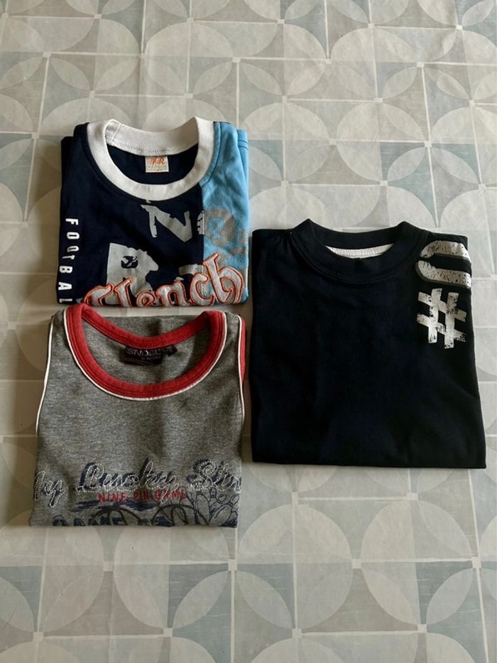 Lot de 3 débardeurs garçon - 6 ans - en très bon état - Sandsoil- FR Fashion - WR - photo numéro 3
