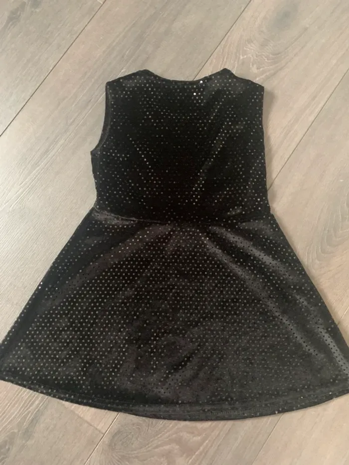 Robe noire brillante 3 ans tissaia - photo numéro 3