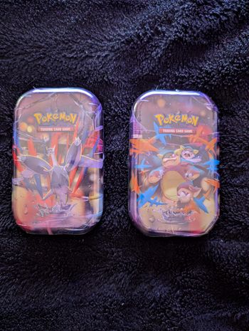 Pokémon mini tin méga évolution kangourex et Latias 