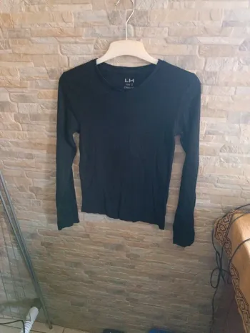 T-shirt noir H&M S