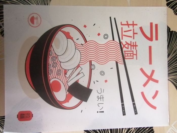 Affiche en tissu Ramen japonais