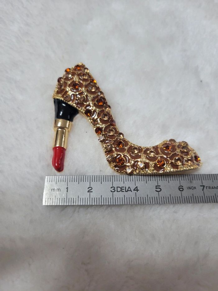Broche escarpins strass make up - photo numéro 6