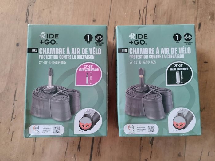 Lot de 2 chambres a air de vélo 🖤