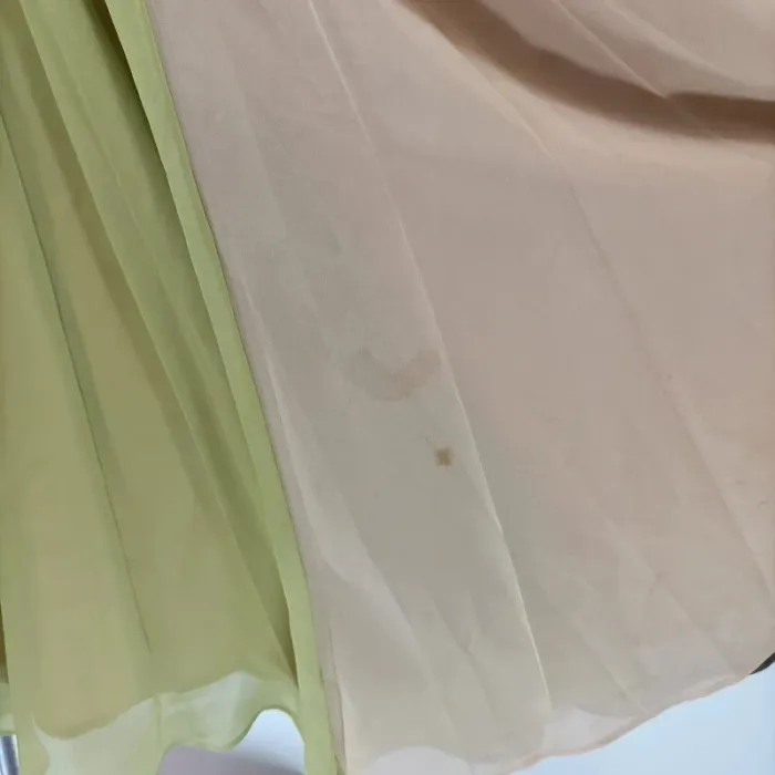 Robe bustier plissée Nougat London beige vert marron taille 38 cocktail été A100 - photo numéro 10