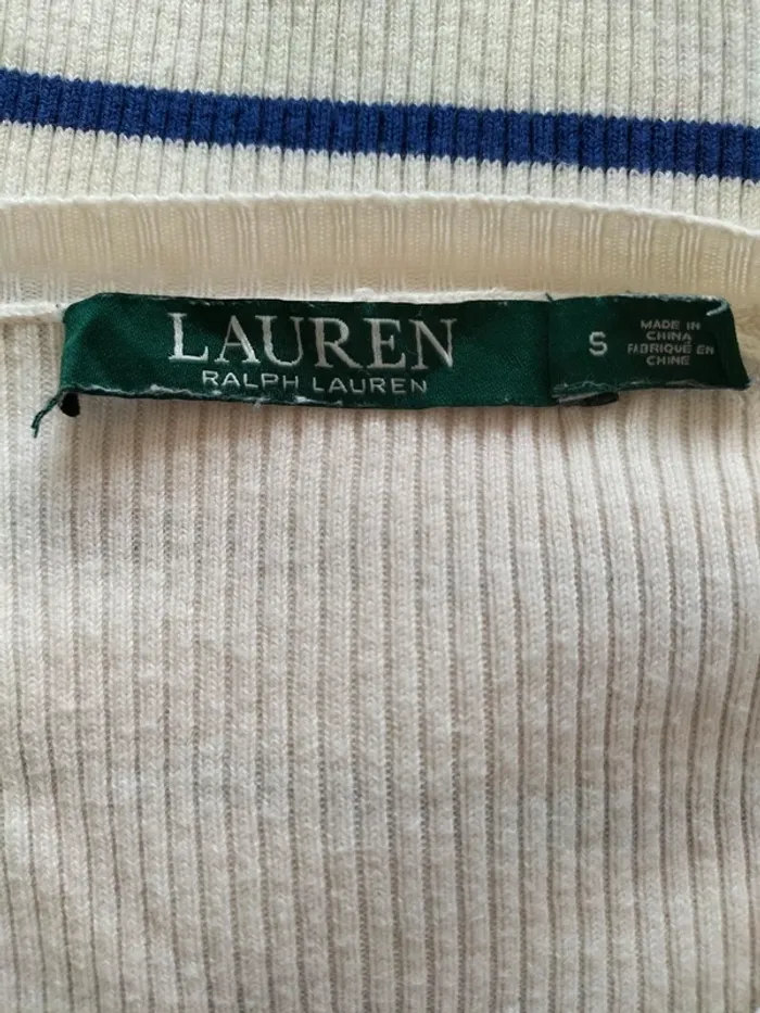 Pull Femmes Marinière - Lauren Ralph Lauren - Taille M - photo numéro 7