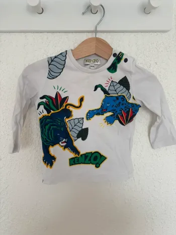 T-shirt manches longues enfant bébé 12 mois 74 cm KENZO