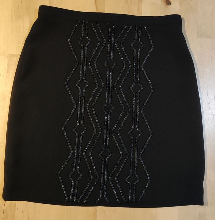 Jupe noire à motifs aztèques - photo numéro 2