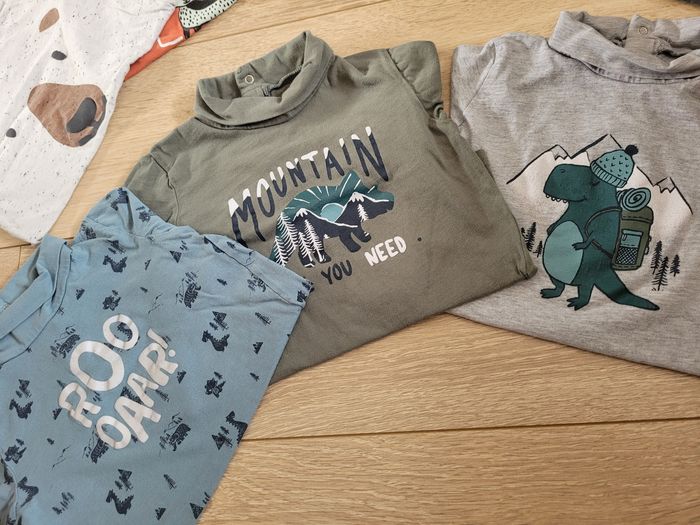 Lot t-shirts manches longues - photo numéro 2