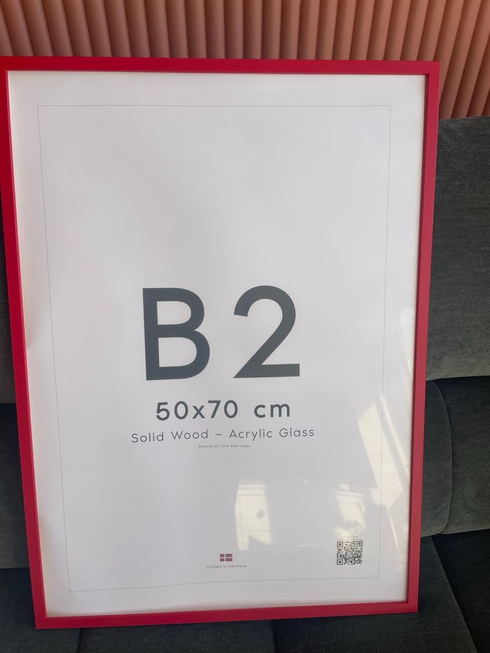 Cadre photo rouge 50cm * 70cm