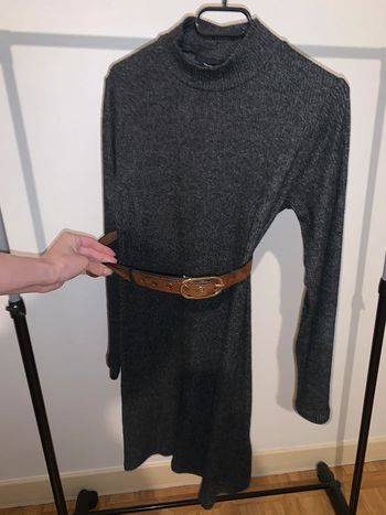Robe mi longue moulante