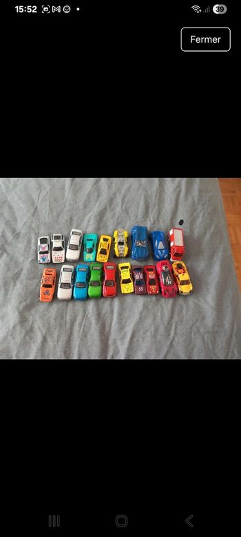 Lots de 19 voitures 