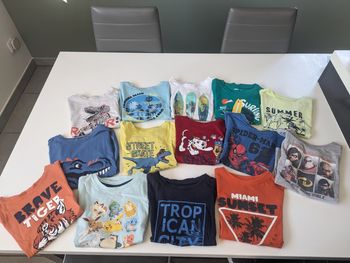 Lot tee shirts taille 5 ans