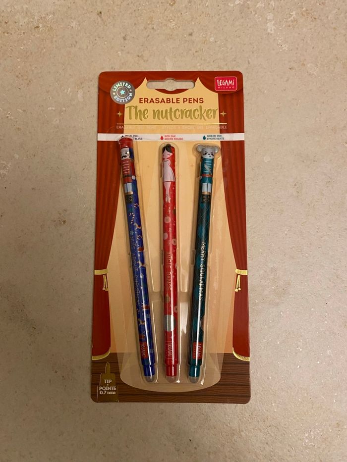 Pack de 3 stylos  Legami Noel 2025