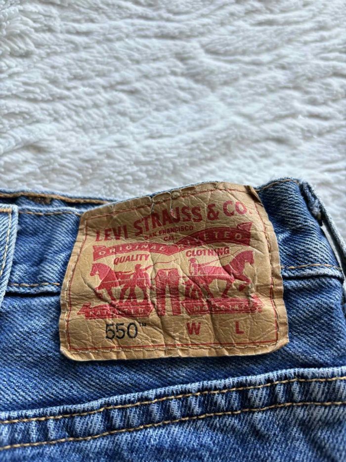 Jeans homme Levi’s 550 Relaxed fit W44 (54/3XL) bleu classique y2k 2000s - photo numéro 2